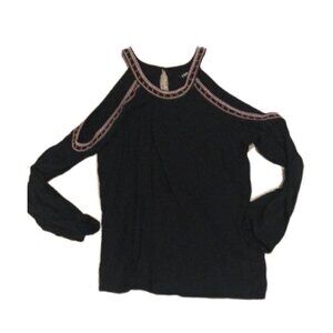 Express long sleeve off the shoulder top